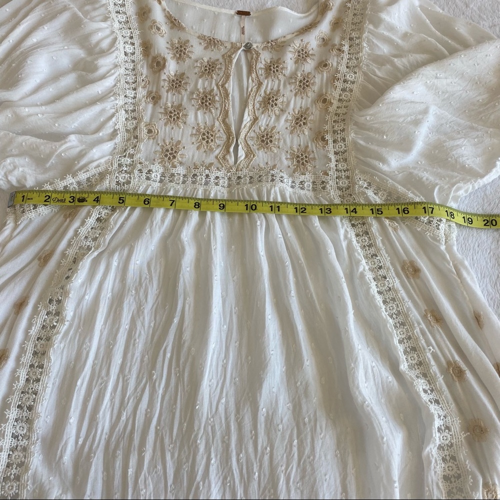 Free People Charlotte Ivory Tunic Dress | S - Picture 12 of 16